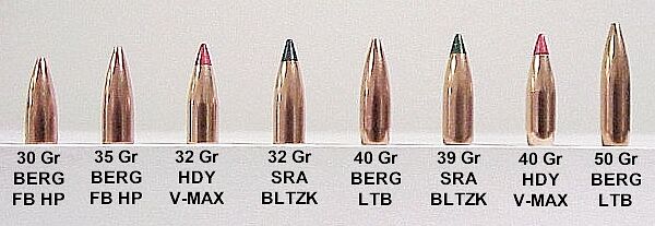 20 Practical .204 Ruger .20 caliber bullets