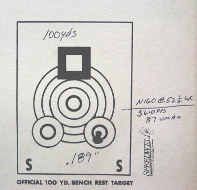 6mm Rem improved target