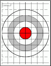 Perfect for .22 cal T008 8.5"X11" 50 RANGE PAPER SHOOTING TARGETS 